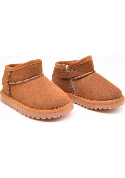 Kugga Kız ve Erkek Çocuk Içi Kürklü Taba Rengi Bot indirimleri