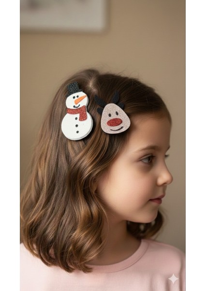 Yılbaşı Temalı Metal Toka Seti, 3cm, Kardanadam, Çam Ağacı, Geyik Figürleri fiyatları