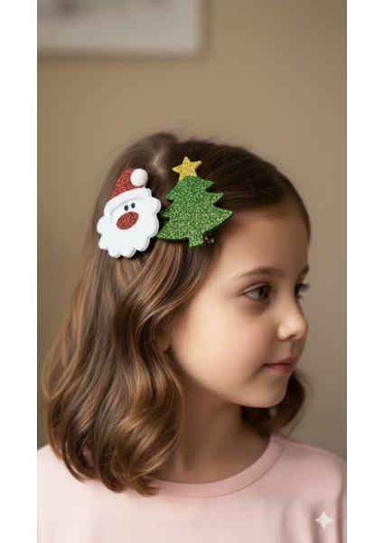 Yılbaşı Temalı Metal Toka Seti, 3cm, Kardanadam, Çam Ağacı, Geyik Figürleri modelleri