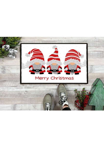 Yılbaşı Temalı Kapı Önü Paspası 60X40 Cm, Şık ve Sıcak Karşılama Dekoru fiyatları