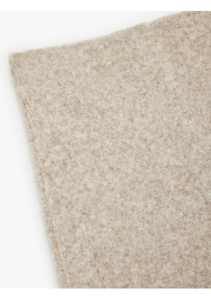 Yırtmaç Detaylı Yüksek Bel Midi Triko Etek indirimleri