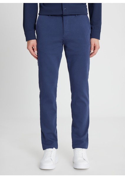 Normal Bel Normal Paça Slim Fit Indigo Erkek Pantolon ACE001252276_IND