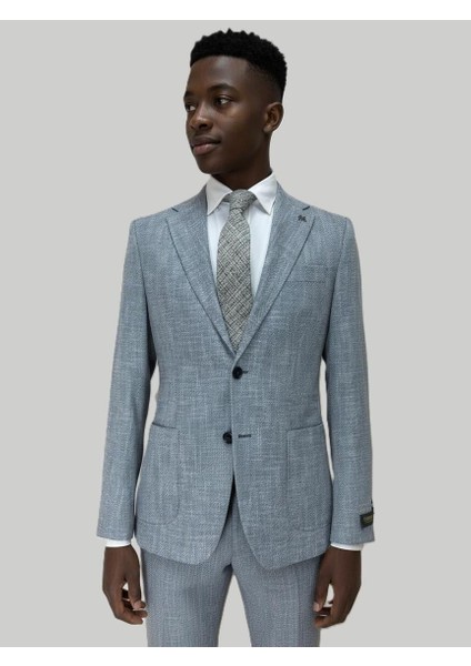 Açık Mavi Modern Fit Jogger Takım Elbise fiyatları