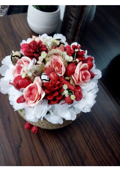 Dekoratif Saklama Kutusu Saksı Vazo Yılbaşı Hediyelik fiyatları