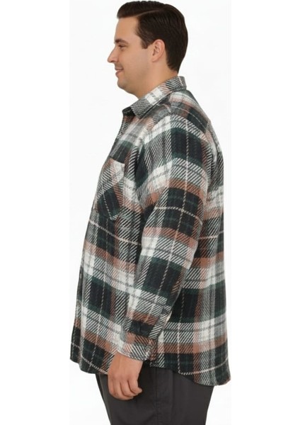 Büyük Beden Gömlek Tek Cep Oduncu 25394 Nefti fiyatları