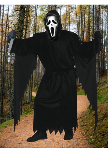 Halloween Cadılar Çığlık Kostümü Çocuk -Yetişkin modelleri