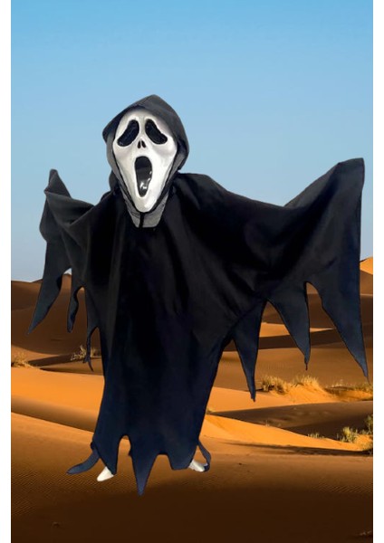 Halloween Cadılar Çığlık Kostümü Çocuk -Yetişkin