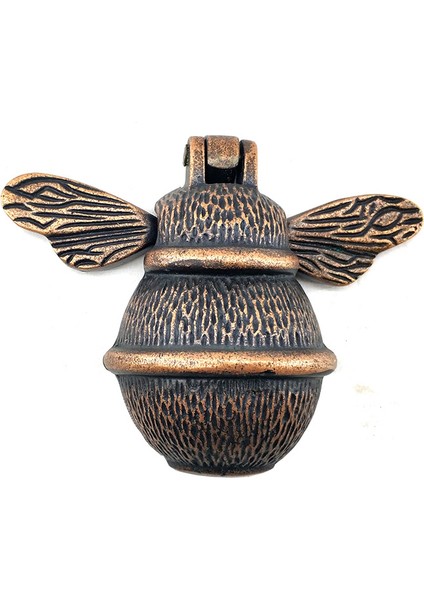 Antika Tarz Dekoratif Pirinç Arı Kapı Tokmağı, Taktak - Küçük, 123X150MM, Antik fiyatları