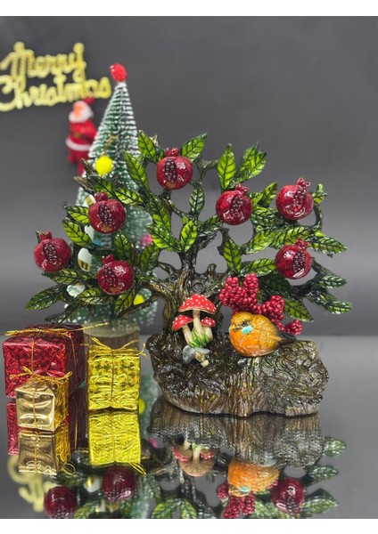 Nar Ağacı El Yapımı Biblo