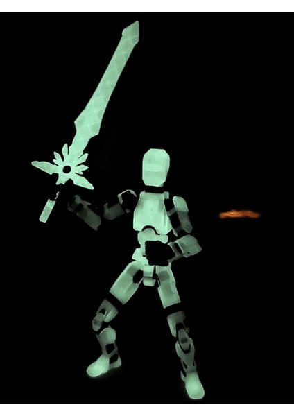 Beyaz DUMMY13 - Tüm Eklemleri Hareketli Aksiyon Figür