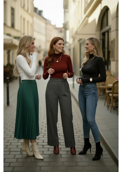 3’lü Parmak Geçmeli Kadın Body Seti modelleri