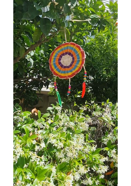 Rattan Hasır Karışık Renklerde Düş Kapanı