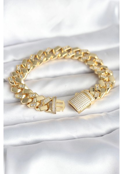 Bfs Pirinç Gold Renk Vıp Exclusive Seri Gurmet Model Kadın Bileklik