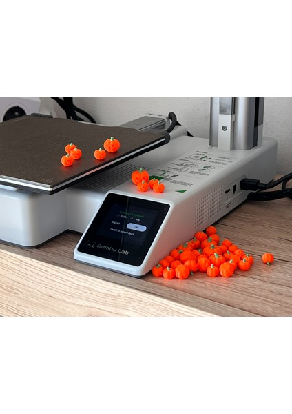 Mini Dekoratif Balkabağı Seti – 10’lu | 1.5 cm | Halloween & Sonbahar Temalı Süs