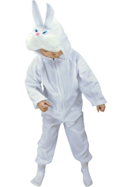 Çocuk Tavşan Kostümü Beyaz Renk 3-5 Yaş 100 cm modelleri