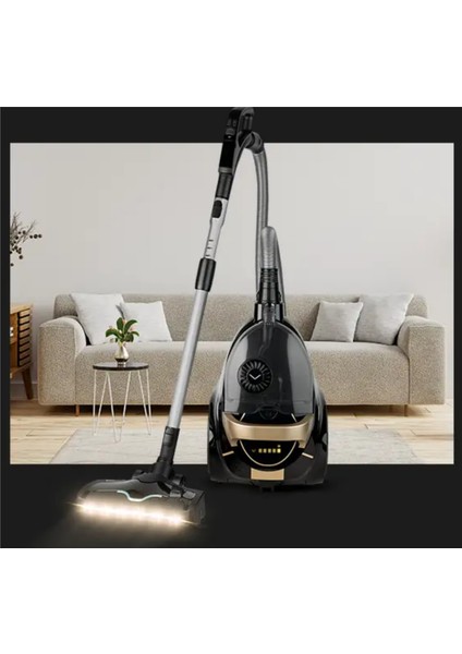 LED Başlıklı Ucu ile H70 T 800 W Toz Torbasız Elektrikli Süpürge fırsatları
