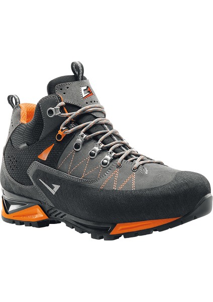 Garsport Mountain Tech Mıd W3 Wr S7S Antrasit/turuncu Vıbram Waterproof Iş Güvenliği Botu
