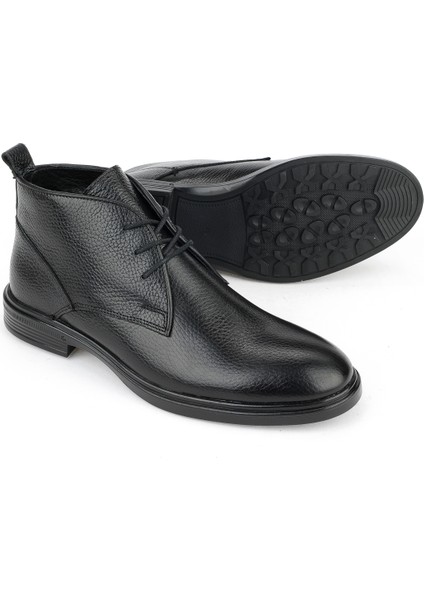 , Erkek Hakiki Deri Bot 1531007Z8256 Siyah fırsatları