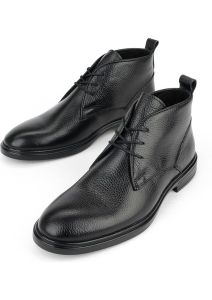 , Erkek Hakiki Deri Bot 1531007Z8256 Siyah indirimleri