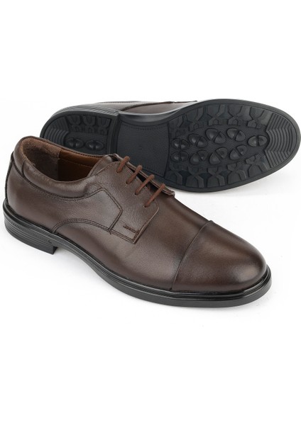 , Erkek Hakiki Deri Ayakkabı 1531007Z9256 Kahve fırsatları