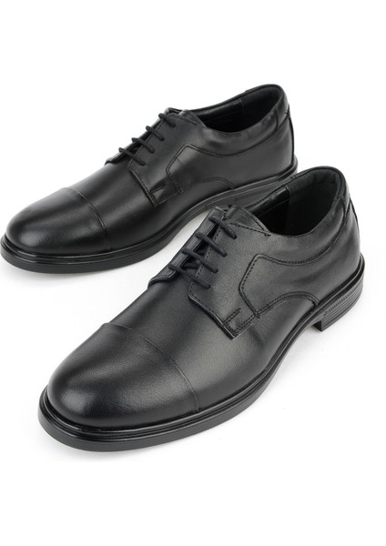 , Erkek Hakiki Deri Ayakkabı 1531007Z9256 Siyah indirimleri
