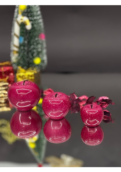 Elma Seti 3 Lü El Yapımı Dekoratif Biblo fiyatları