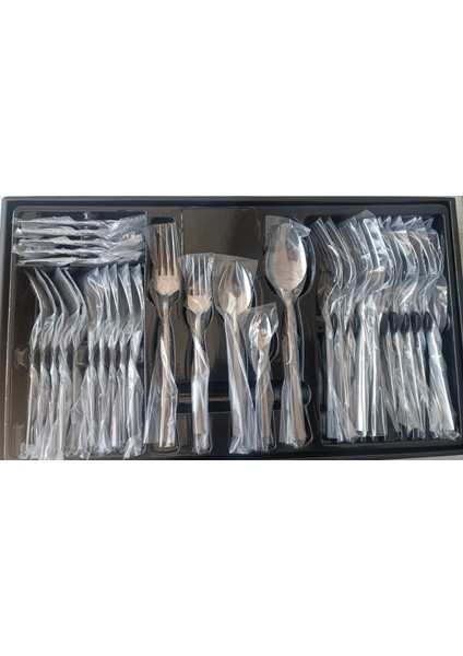 Pırlanta 30 Parça 6 Kişilik Çatal Kaşık Takımı 30 Parça Kutulu Hediyelik Çeyizlik Takım modelleri