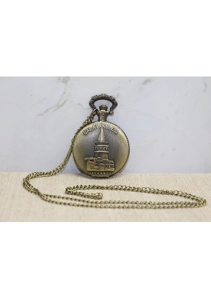 Galata Kulesi Tasarımı Köstekli Saat ALK4383