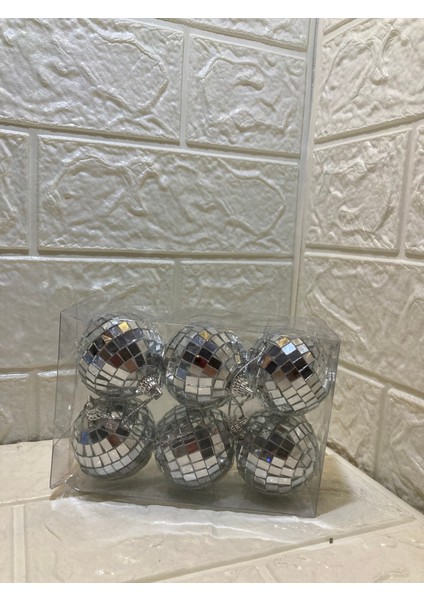 Yılbaşı Süsleme Seti 6cm ve 4cm Toplar Renkli Kırmızı ve Mavi 10 Parça fırsatları