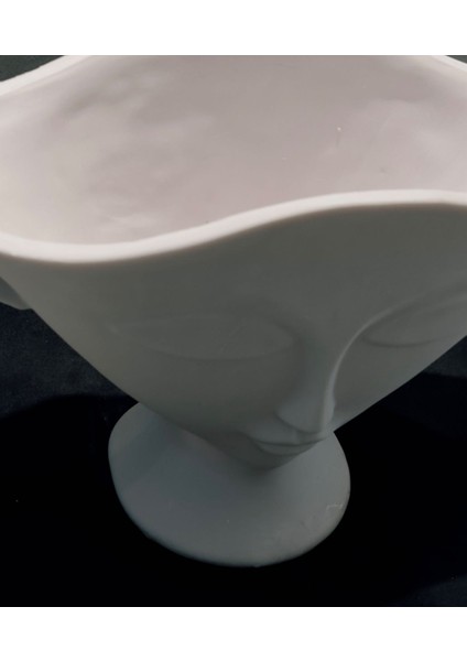 Büyük Boy Modern Yüz Vazo & Saksı – 52X28 Cm, Ev & Ofis Objesi modelleri