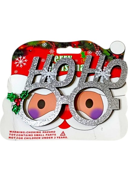 Parlak Simli Yılbaşı Gözlüğü, Neşeli Kutlama Aksesuarı