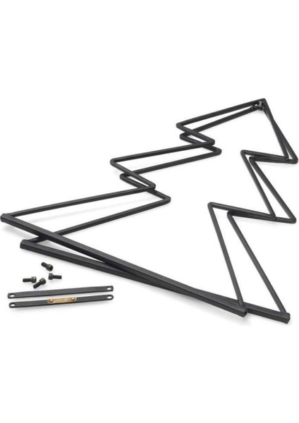 Siyah 47 cm Noel Ağacı Dekoratif Odunluk, Şık ve Modern Tasarım fiyatları