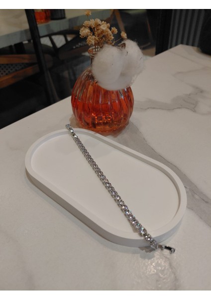 Silver Taşlı Su Yolu Bileklik fiyatları