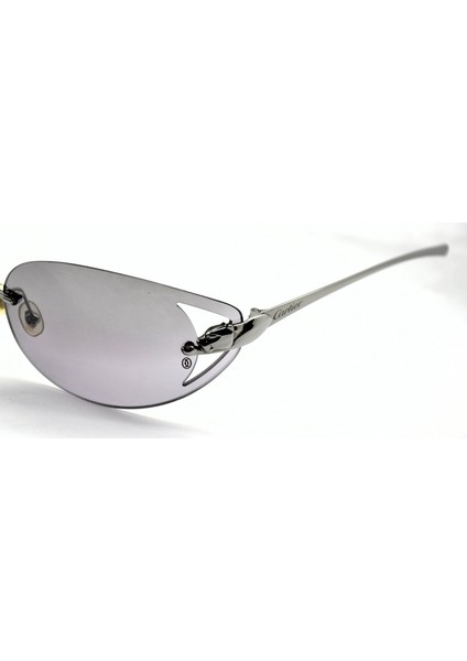 Panthère De Wıld Bordo Gümüş Güneş Gözlüğü