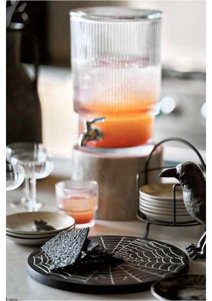 Cadılar Bayramı 6" Standlı Meze Tabağı, 10'lu Set, El Yapımı Seramik fırsatları