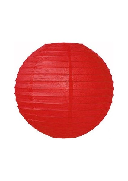 Dekoratif Çin Feneri – Kağıt Lamba - Kırmızı