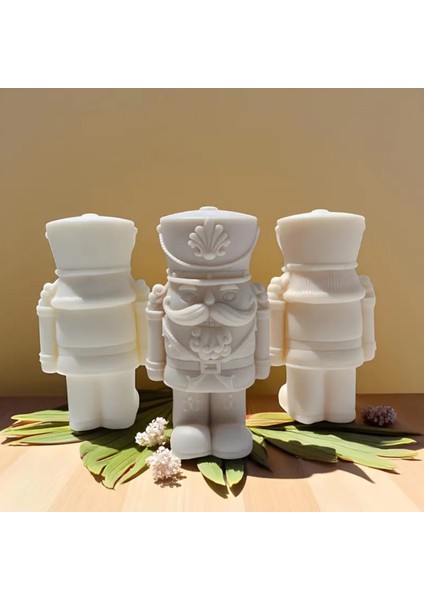 Ekru Noel Fındık Kıran Mum, Şık ve Sıcak Atmosfer Için Ideal Seçenek modelleri