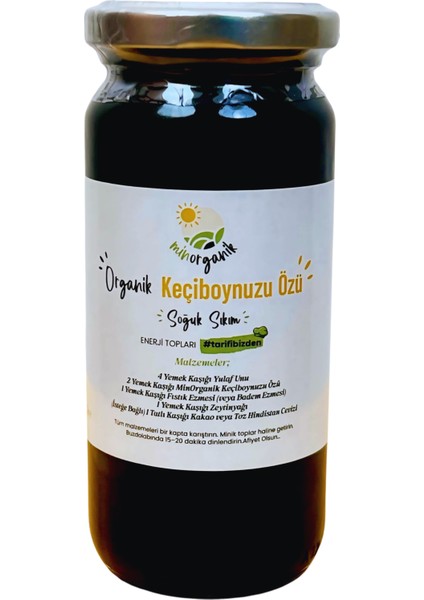 Organik Keçiboynuzu Özü 315 gr (Soğuk Sıkım)