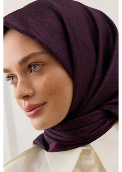 Twill Ipek Eşarp Tina Mürdüm fiyatları