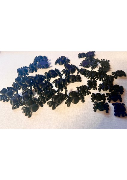 Mini Dekoratif Örümcek Seti – 10’lu | 2 Model (Düz / Eller Havada) modelleri