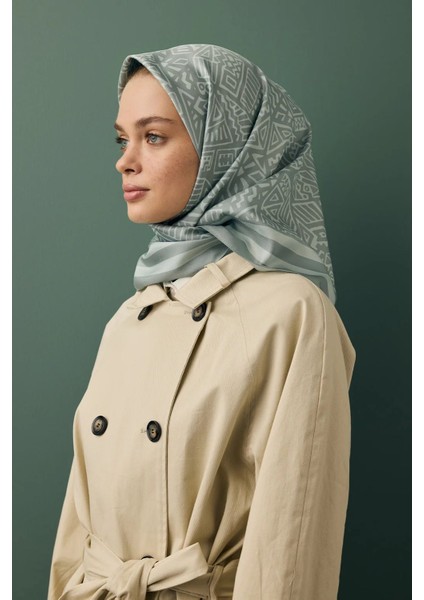 Twill Ipek Eşarp Tina Su Yeşili fiyatları