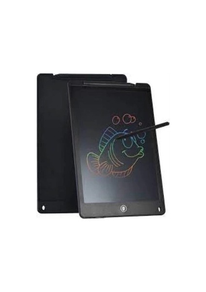 T12 Siyah Writing Tablet LCD 12 Inç Kalemli Çizim Yazı Tahtası