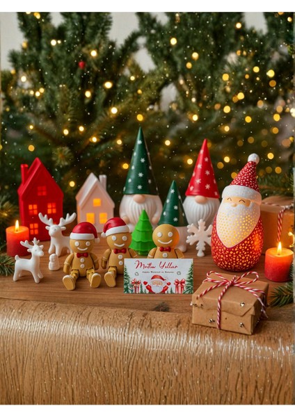 Yılbaşı Temalı 20 Parça Dekoratif Hediye Kutusu Seti, Noel Keyfi Için Renkli Süsler fırsatları