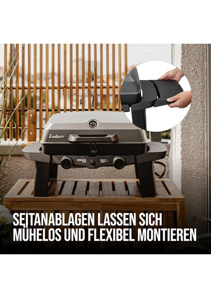 Urban Iı Pro 2025 – Çift Brülörlü Masaüstü Gazlı Grill | Döküm Izgara + 3’ü 1 Arada: Izgara, Pişirme, Fırın fırsatları