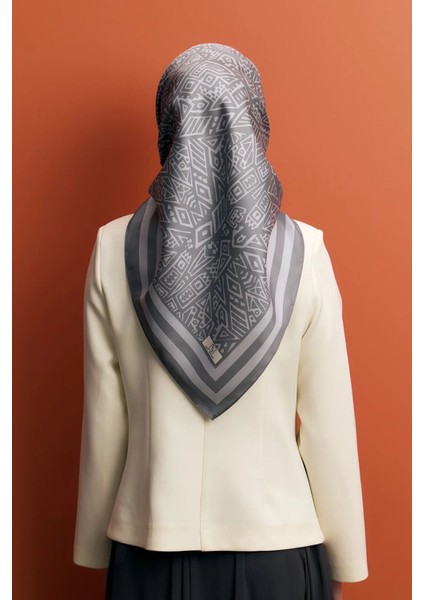 Twill Ipek Eşarp Tina Gri modelleri