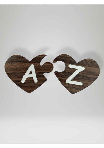 Z Harfi (Sağ Parça) – Ahşap Puzzle Kalp Harf Magnet – Buzdolabı Süsü – Ikili Uyumlu (KOD:1049) fiyatları
