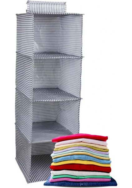 4 Gözlü Dolap Organizer Zebra modelleri