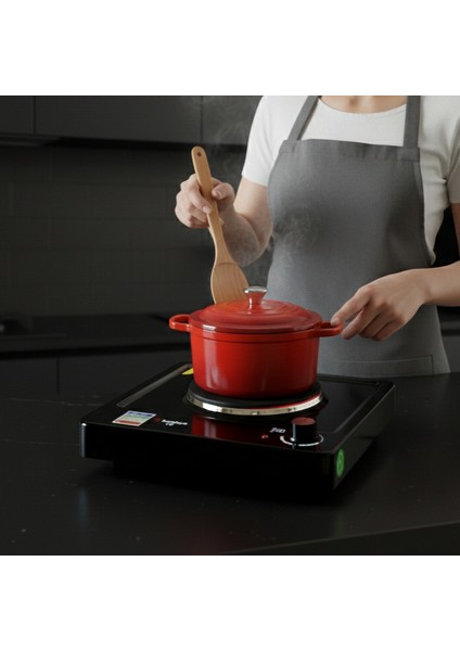 Tekli Elektrikli Ocak Siyah modelleri