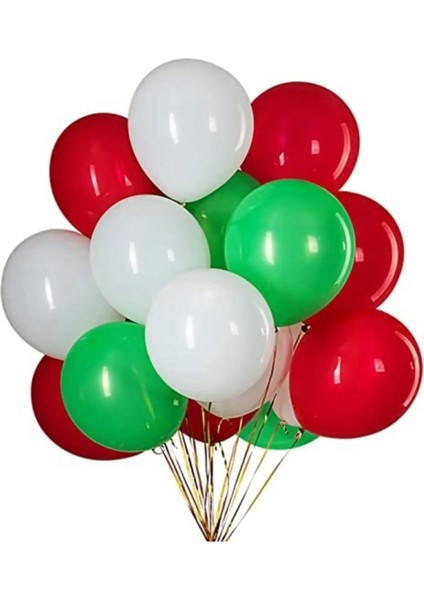 15 Adet Renkli Yılbaşı Balon Seti, Noel ve Kutlama Süsleri, Eğlence Için Ideal modelleri