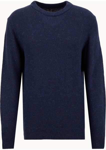 Mavi Erkek Yuvarlak Yaka Regular Fit Melanj Kazak 261 Lcm 241019 Jos K. Indigo